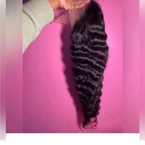 26” Deep Wave Frontal Wig – 200% Density